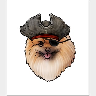 Pomeranian Pirate Posters and Art